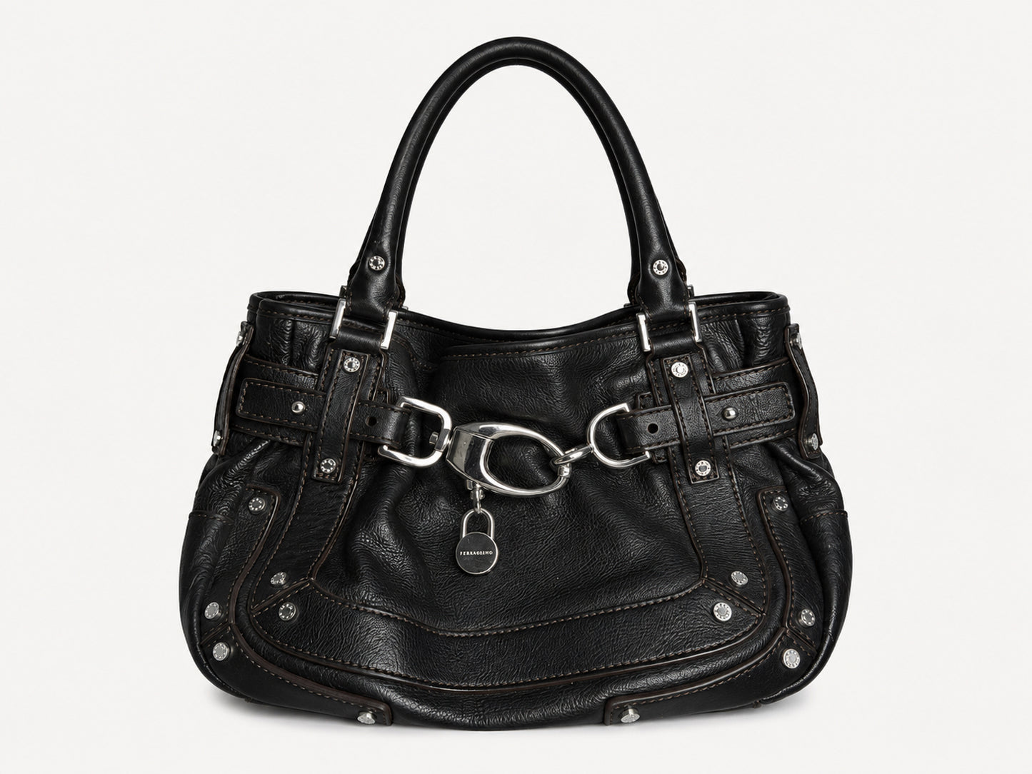 BLACK BUCKLE BAG