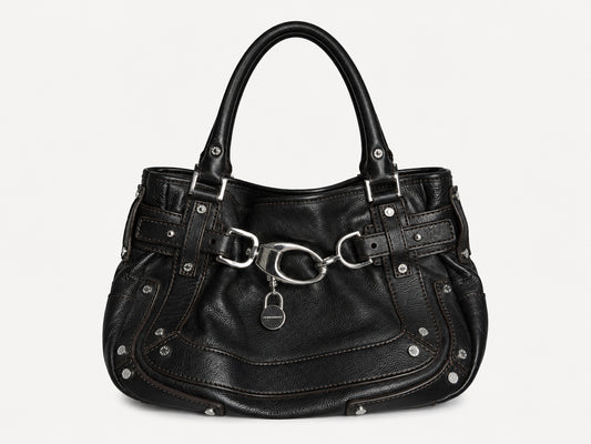 BLACK BUCKLE BAG