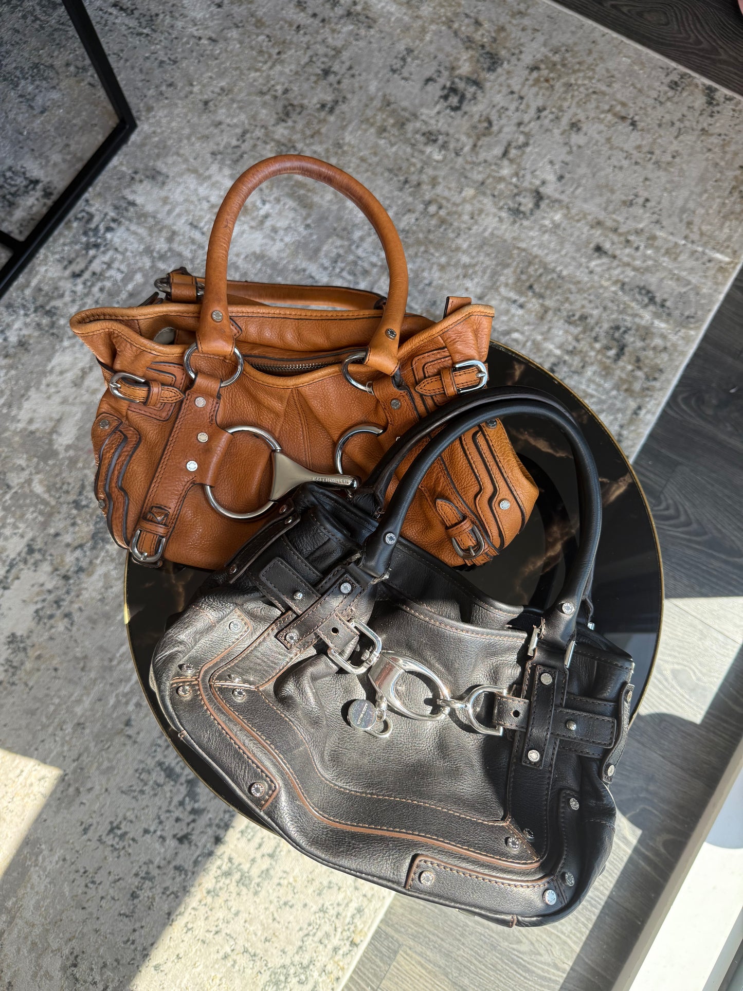 BROWN BUCKLE BAG - SOLD